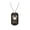 Black Cancer, variant on HIJONES Men's Women's Stainless Steel Constellation Engraved Necklace Peron Personalized Astrology Army Dog Tags Black Scorpio