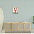 thumbnail image 3 of Stupell Industries Modern Lobster with Waves Animals & Insects Painting Gold Floater Framed Canvas Art Print Wall Art, 17 x 21, 3 of 10