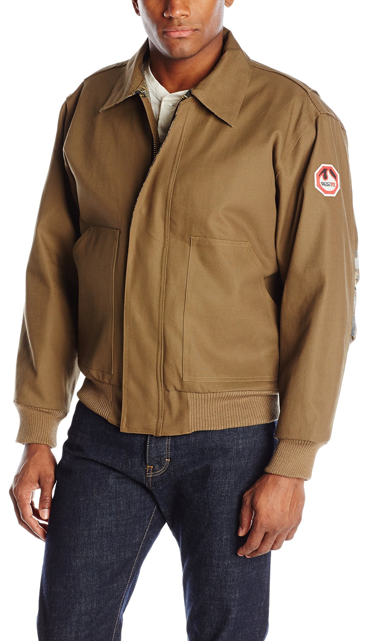Fr Oilfield Camo Insulated Bomber Jacket Walmart