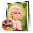 thumbnail image 2 of Pintura de diamante 5D DIY Taladro redondo completo Chica Kit Arte Decoración del hogar (NH2797) FLhrweasw Nuevo, 2 of 9