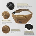 thumbnail image 4 of Cartera de lona, bolso deportivo multifuncional a la cintura, 4 of 5