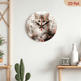 thumbnail image 5 of A little cute cat.1 pc wall clock.Accurate timing, frameless design, simple and elegant. Silent movement, silent walking, healthy sleep every day,10*10inch., 5 of 7