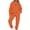 Orange, variante sur Avamo Ensemble de Survêtement pour Femme, Ensemble de Jogging à Col en V, Couleur Unie, Tenue Deux Pièces, Chandail Respirant et Pantalon de Survêtement, Survêtements de Sport, Violet Rose TG