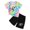 0-Multicolour&37, variant on Tiijoy Toddler Girls Shorts Set Tie Dyed Short Sleeve Tshirt Shorts Outfits, Sizes 2-3