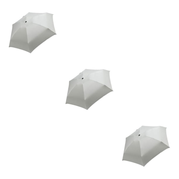 Inteprter Paraguas portátil a prueba de viento para aventuras al aire libre, sombrillas plegables transpirables, color blanco cremoso Type1 NO1