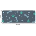 thumbnail image 7 of Paw Prints and Bones Kitchen Rug Mat,Kitchen Runner Rugs Non Skid Washable,Decorative Kitchen Floor Mats for Kitchen,Sink,Laundry,17"x47.2", 7 of 7