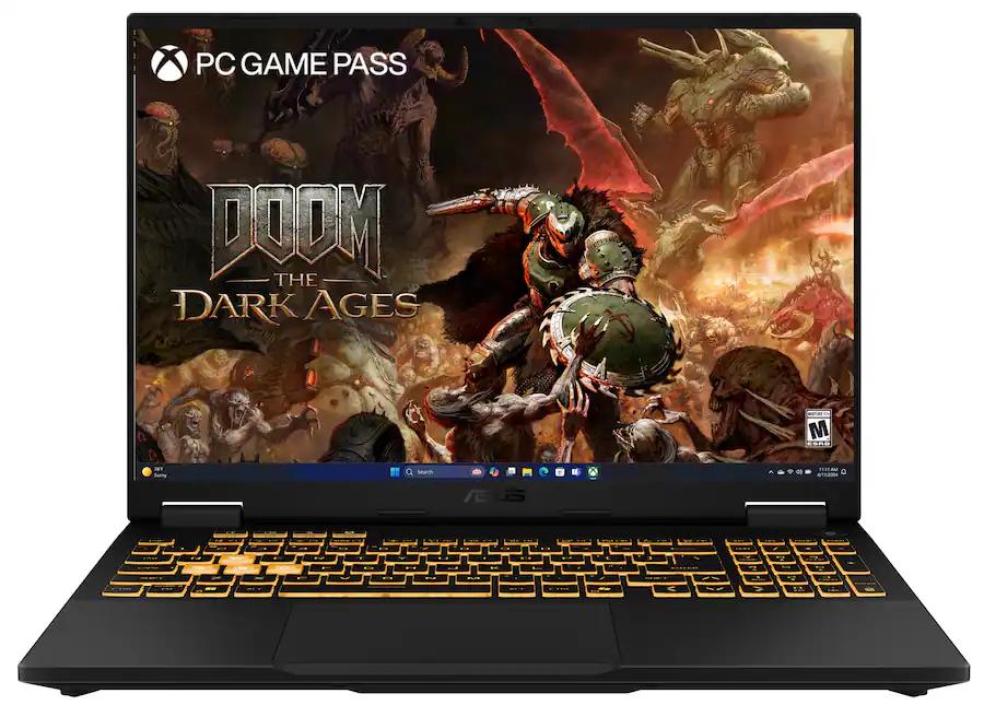 ASUS - TUF Gaming F16 16" FHD+ 165Hz Gaming Laptop - Intel Core i7-14650HX - 32GB RAM - NVIDIA GeForce RTX 5060 - 1TB SSD - Jaeger Gray