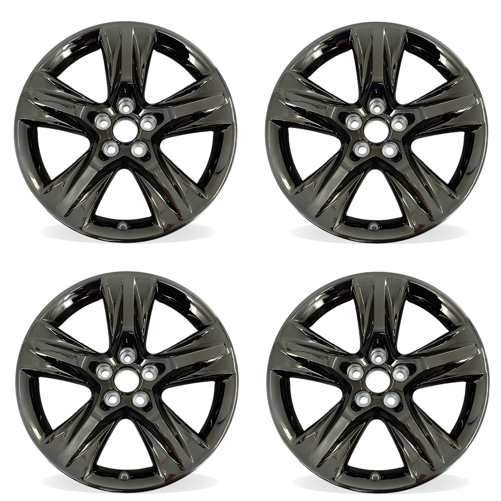 SET OF 4 NEW 19" Dark Chrome Wheels for 20172019 Toyota Highlander OEM Style Factory Alloy Rim