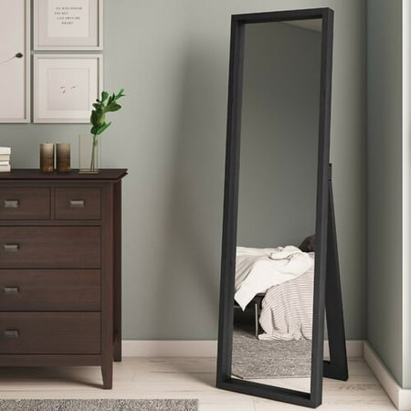 Standing Shadow Box Decor Mirror In Dark Brown Com Shadow Box Decor Mirror In Dark Brown