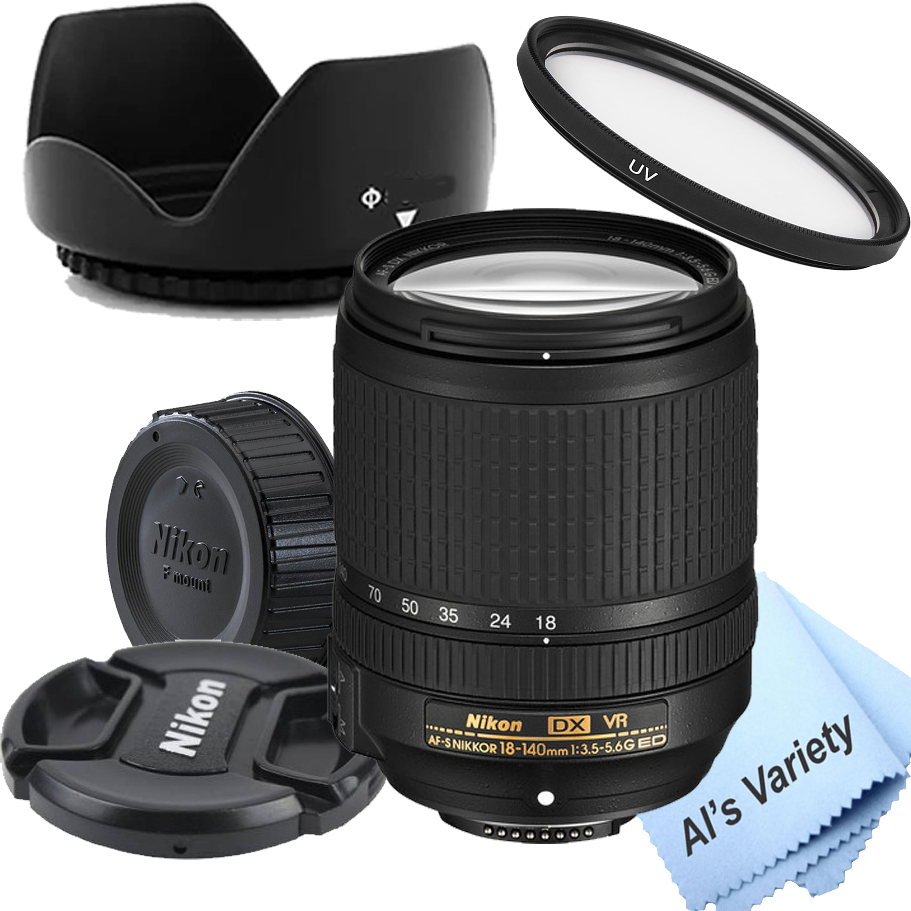Nikon AF-S DX NIKKOR 18-140mm f/3.5-5.6G ED VR Lens (White Box