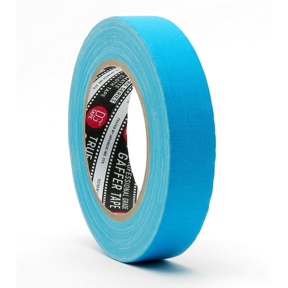 1in X 30ya - Fluorescent BLUE Gaffer Tape | @trueGAFF 120MESH