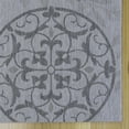 thumbnail image 3 of Paseo 5' x 7' Gray Medallion Outdoor Rug, 3 of 4