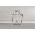 thumbnail image 2 of Home Decorator Weyburn 16.5" Brushed Nickel Lantern Farmhouse Ceiling Light, 2 of 7