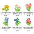 thumbnail image 4 of 12Pcs 6 Styles Opaque Resin Decoden Cabochons Flower Jewelry Findings 26-27s, 4 of 5