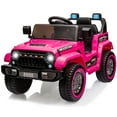 thumbnail image 1 of CazToi 12V 35W Dual Powerful Motors Kids Ride on Truck Car with Remote Control & Spring Suspension, 1 of 6