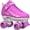 Purple, variant on Epic Galaxy Elite Black Quad Roller Skates, Size 2