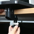 thumbnail image 5 of ZUARFY Attachable Armrest Pad Desk Computer Table Arm Support Mouse Pads Arm Wrist Rests Chair Extender Hand Shoulder Protective Mousepad, 5 of 9