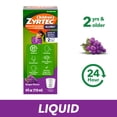thumbnail image 3 of Children's Zyrtec 24 Hour Allergy Syrup, Cetirizine, Grape, 4 fl. oz, 3 of 13