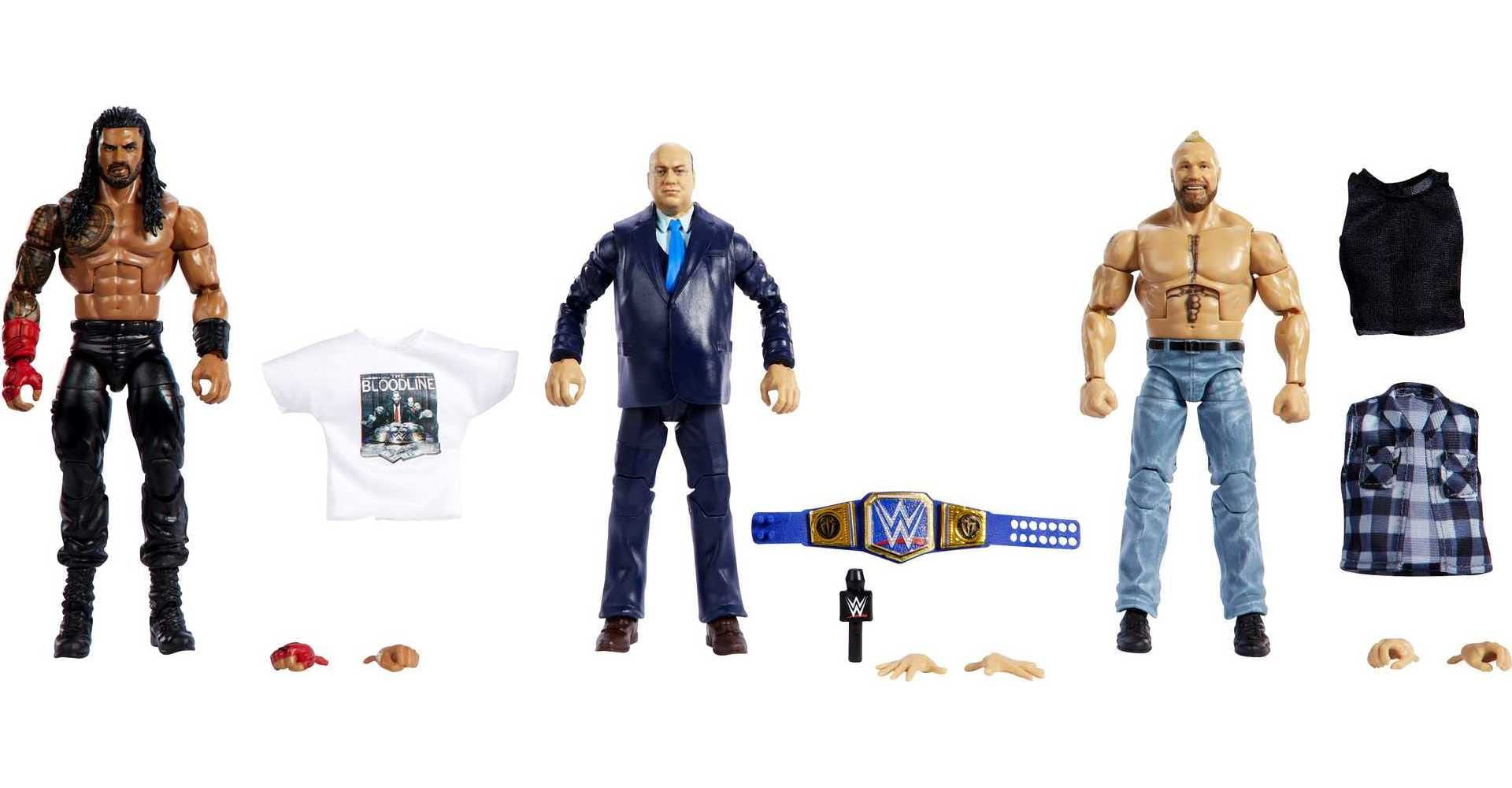 WWE フィギュア　3体セット WWE フィギュア DX 3体セット チャンピオンベルト付き - メルカリ