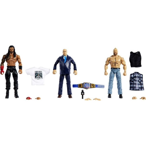 Mattel Action Figure 3pk Tribal Chief vs Beast Incarnate WWE Elite