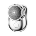 thumbnail image 1 of DQrwqpou Maquinilla Afeitar Eléctrica 6 Cuchillas para Hombres Recortadora Barba Mini Portátil para Viajes A Casa (plata), 1 of 9