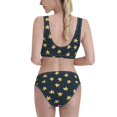 thumbnail image 5 of High Waisted Bikini Sets For Women, Underwater World Satrfish Swimsuits Tummy Control, Two Pieces Bathing Suit, 5 of 8