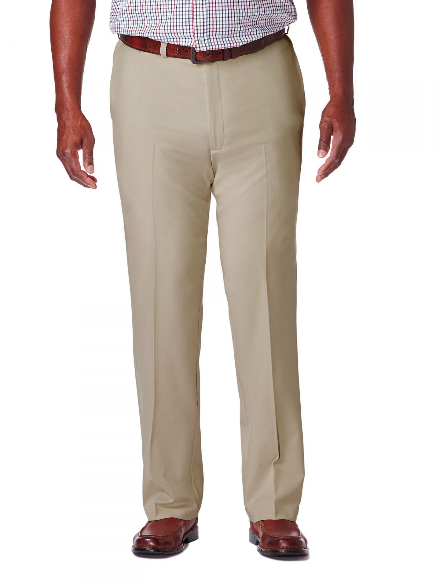 haggar stretch denim trousers