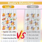 Koala Sublimation Paper Roll 24 x 110 Ft for Inkjet Sublimation Ink Printer Heat Transfer Fast Dry 105gsm , 24x110 Roll Sublimation Paper for Epson