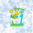 thumbnail image 4 of Inktastic Hooray, I'm One Cute Caterpillar Birthday Boys or Girls Baby Bodysuit, 4 of 5