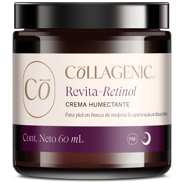 Crema Antiarrugas Collagenic 60 ml 3% Retinol Complejo Colágeno hidrolizado Skin Care Crema Facial Humectante Facial Noche