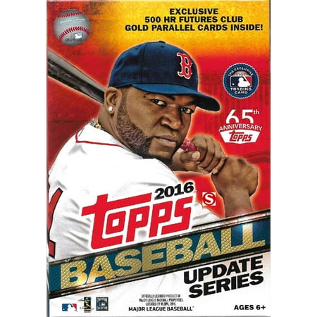 - 2016 Topps MLB Baseball Traded Updates and Highlights Series Factory Sealed 72 Card Hanger Box with Possible Autographs, Game Used Relic cards and more