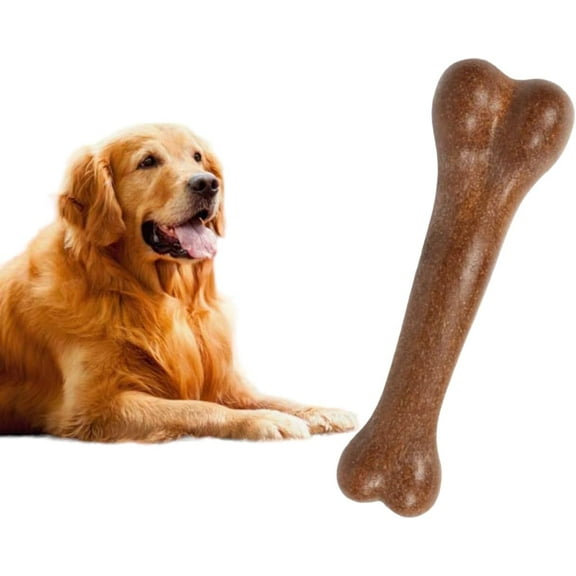 Dog Chew Bone Toy for Large, Medium and Small Dogs 7'' Long Durable Bone Toy for Aggressive Chewer.