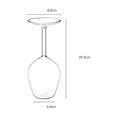 thumbnail image 3 of Flipglass Upside Down Wine Glass - Unique 8 Inch Tall Stemmed Glass for Fun Parties, Valentine’s Day, Birthdays & Anniversaries | Funny Novelty Red Wine Glassware, 3 of 7