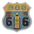 thumbnail image 2 of Shabby Chic Formas de Flecha Carteles de de Metal Vintage Carteles de licencia de Pared Motel Pub Bar licencia Decoración de Pare Macarena  Escudo con signo de chapa de hierro, 2 of 6