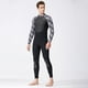 thumbnail image 4 of DivaSail Wetsuits Buceo Traje de buceo Hombre y mujer Súbido de manga larga Pantalones largos Cuerpo completo Traje de baño completo Deportes transpirables Pieles de buceo Hombres Negro / White 【L】 seitruly OD003283-03, 4 of 7