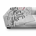 thumbnail image 3 of Saying Soft Flannel Fleece Throw Blanket, Grateful Heart Sees Many Appreciation and Wisdom Illustration, Cozy Plush for Indoor and Outdoor Use, 50" x 60", Charcoal Grey Dark Coral, by Ambesonne, 3 of 6