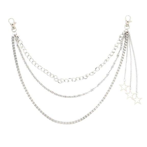 Trendy Punk Style Star Jeans Chain for Women Casual Wear Jeans Pants Chain