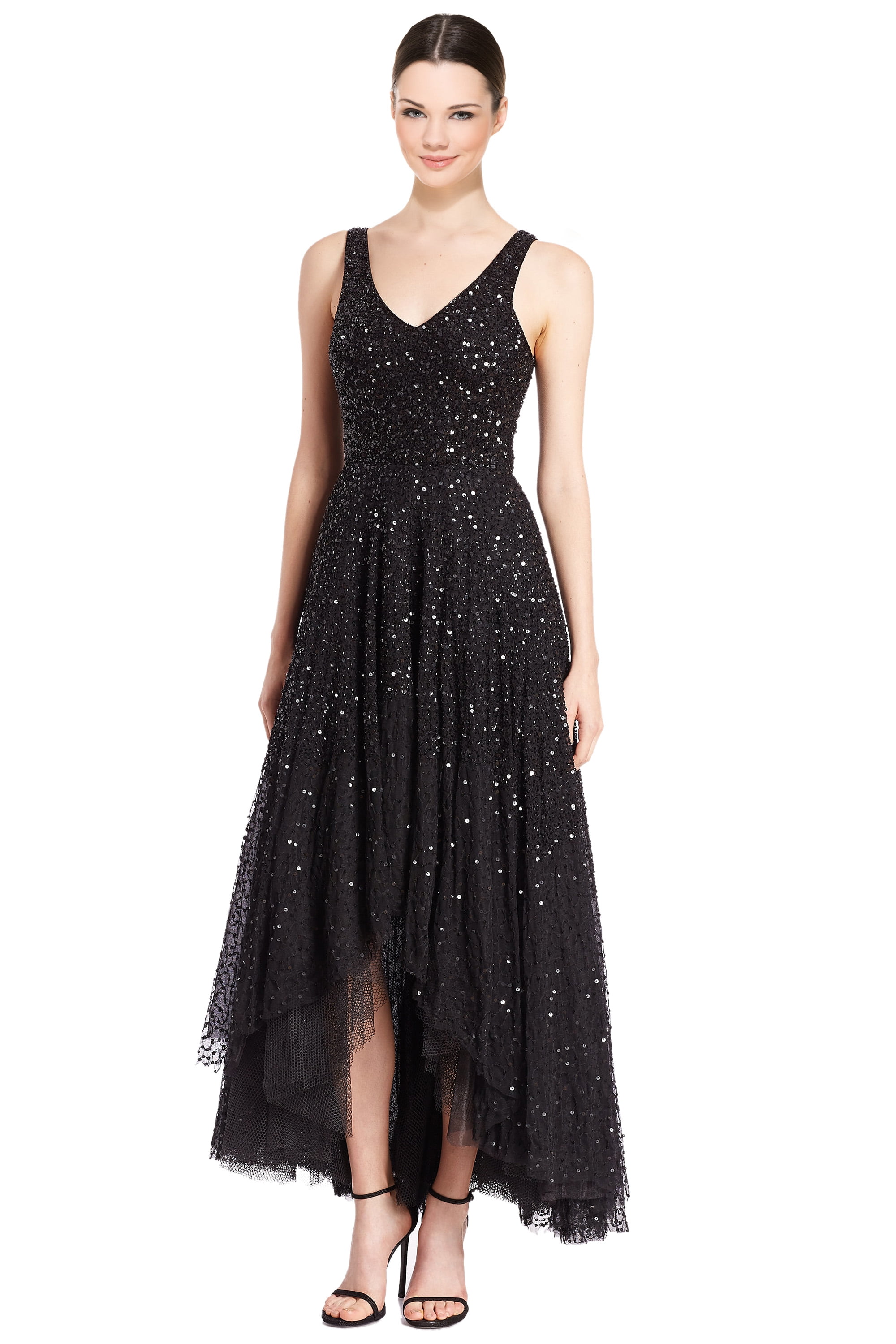 parker black evening gowns