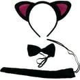 thumbnail image 2 of Karnival Costumes Classic Black Cat Animal Costume Accessory Set, 2 of 2
