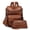 Browm, variant on Women's Backpacks Purses Multipurpose Design Handbags Shoulder Bags PU Leather Travel Bags Backpacks