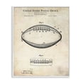thumbnail image 5 of Stupell Industries American Football Sports Patent Diagram Blueprint Design Framed Wall Art, 24 x 30, Design by Karl Hronek, 5 of 5
