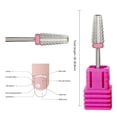 thumbnail image 4 of VONKY Multi-functions Salon Electric Pedicure Files Nail Drill Bit for Reshaping Pink 3XC, 4 of 7