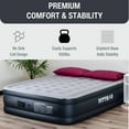 thumbnail image 4 of Pittman - Queen Air Mattress with Built-in Pump - 18" Inflatable Air Bed - Self Inflation & Deflation, 4 of 8
