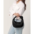 thumbnail image 2 of Sac à Main Noué Tissé pour Femmes - Faux Cuir Mode Designer Sacs Hobo pour Dames - Sac à Main Poignée Nouée Mode, 2 of 6