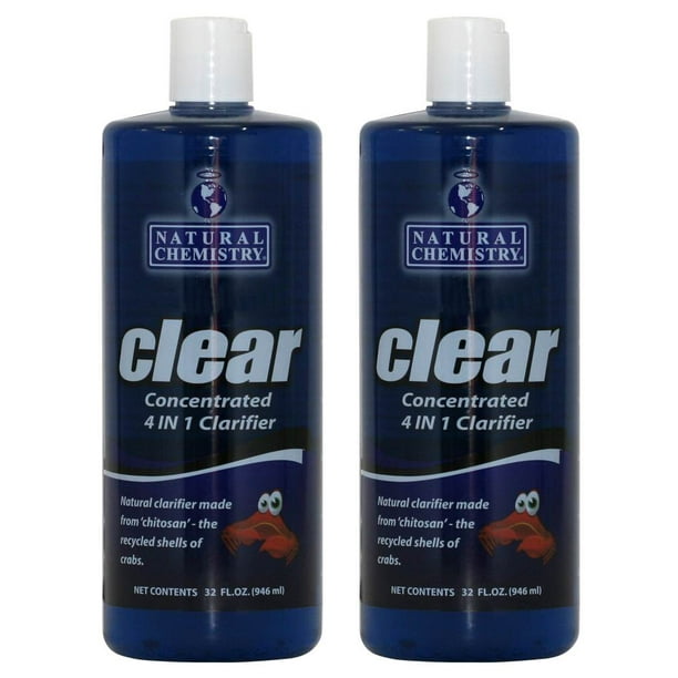 2 Natural Chemistry 03555 Clear Swimming Pool Spa Hot Tub Clarifier