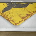 thumbnail image 6 of Ambesonne Shark Place Mats Set of 4, Caution Sgn Sharp Teeth, Standard Size, Earth Yellow Grey, 6 of 6