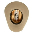 thumbnail image 5 of Stetson Men's 3X Wool Felt Cowboy Hat Stone 7, 5 of 6