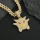 thumbnail image 4 of Cadena de eslabones cubanos para hombre, collar cubano plateado chapado en oro, cadena de diamantes para hombres y mujeres, cadena helada, colgante de hip hop, joyería, 4 of 5