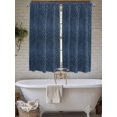 thumbnail image 4 of Animal Print Living Room Curtains 2 Panel, Retro Minimalist Animal Leather Navy Blue Cafe Window Treatment, Extra Long Farmhouse Bedroom Bathroom Kitchen Curtains Drapes 104"x72", 4 of 6