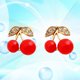 thumbnail image 1 of Houderco Pendientes De Cereza Con De Pedrería Para Regalo En Ocasiones Especiales, 1 of 8